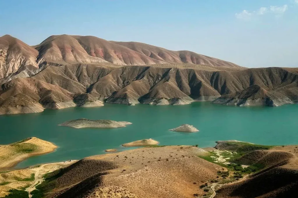 Азатское водохранилище летом