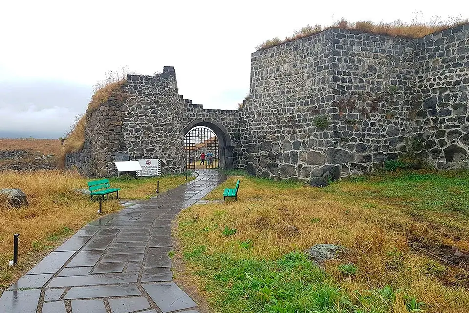 Entrance gate of Lori Berd Fortress near Stepanavan