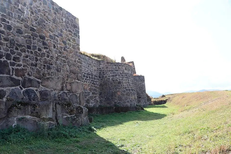 Stone defensive walls of Lori Berd Fortress
