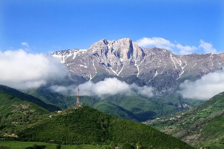 Mount Khustup above Kapan in Syunik Province, Armenia