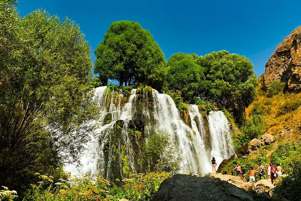 Shaki Waterfall near Sisian in southern Armenia