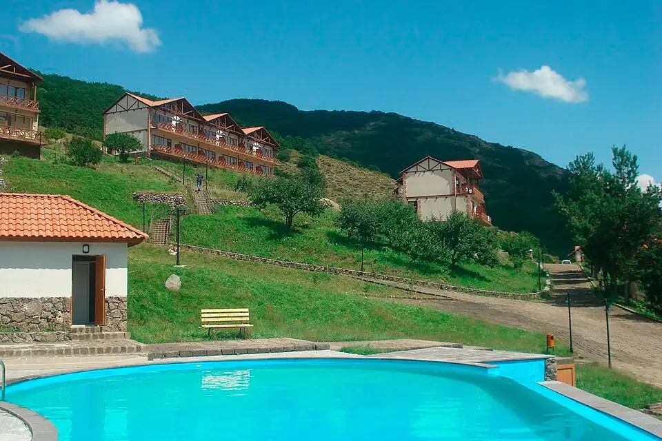 Resort hotel with outdoor pool in Aghveran, Armenia