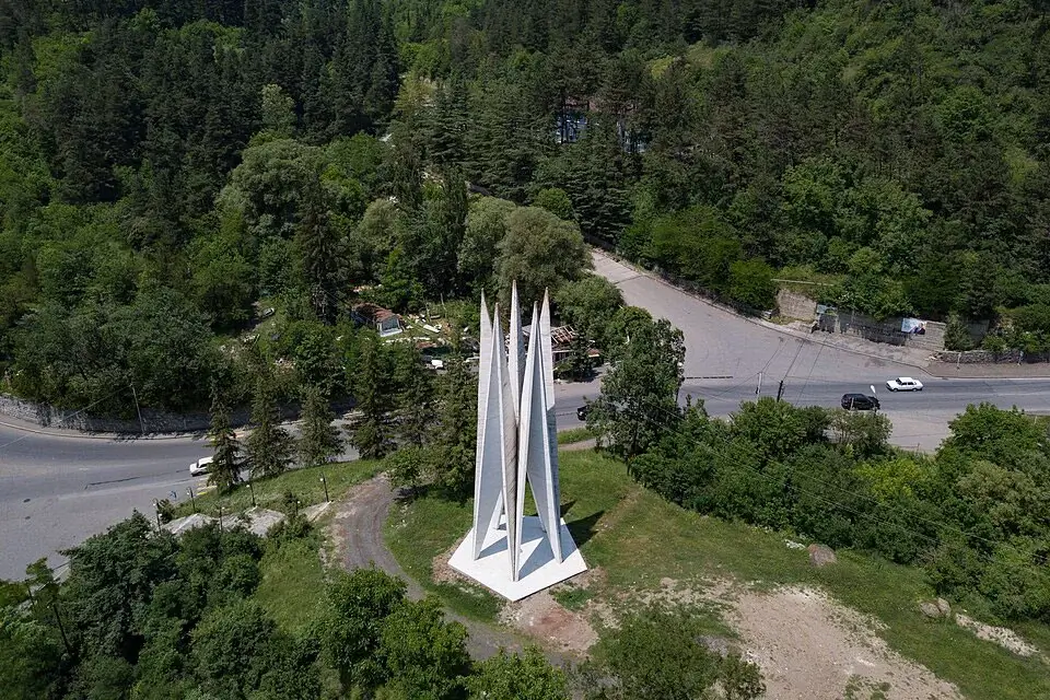 Monument in Dilijan, Armenia