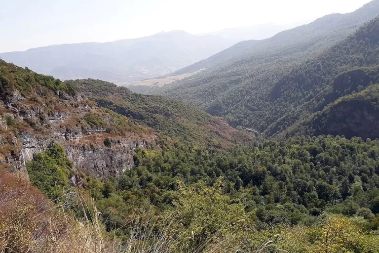 Forested Lastiver Canyon in Tavush Province, Armenia
