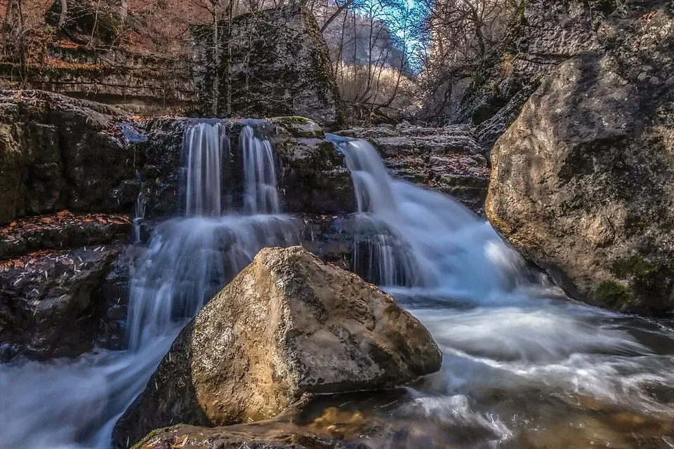 Waterfall on the Khachaghbyur River in Lastiver Canyon
