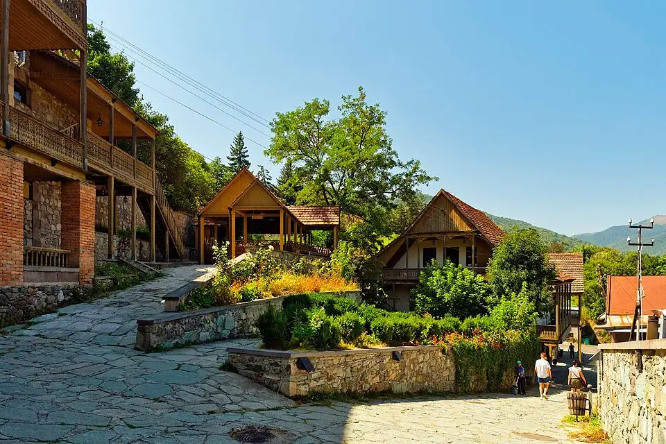 Old Dilijan on Sharambeyan Street in Armenia