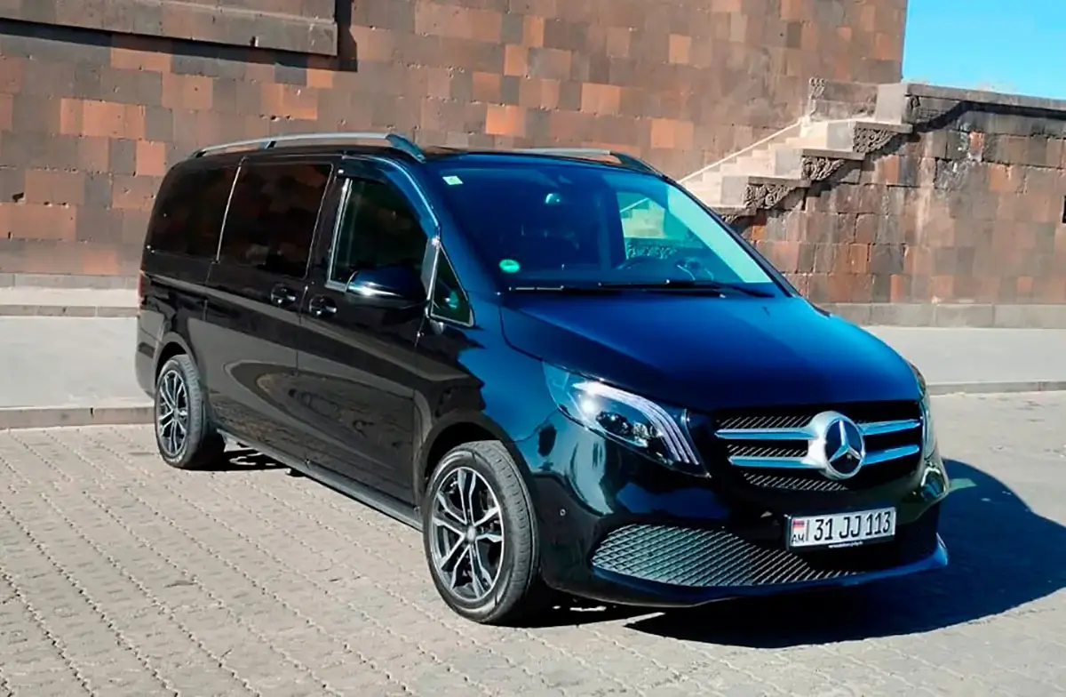 Mercedes-Benz V-Class rental with driver in Yerevan