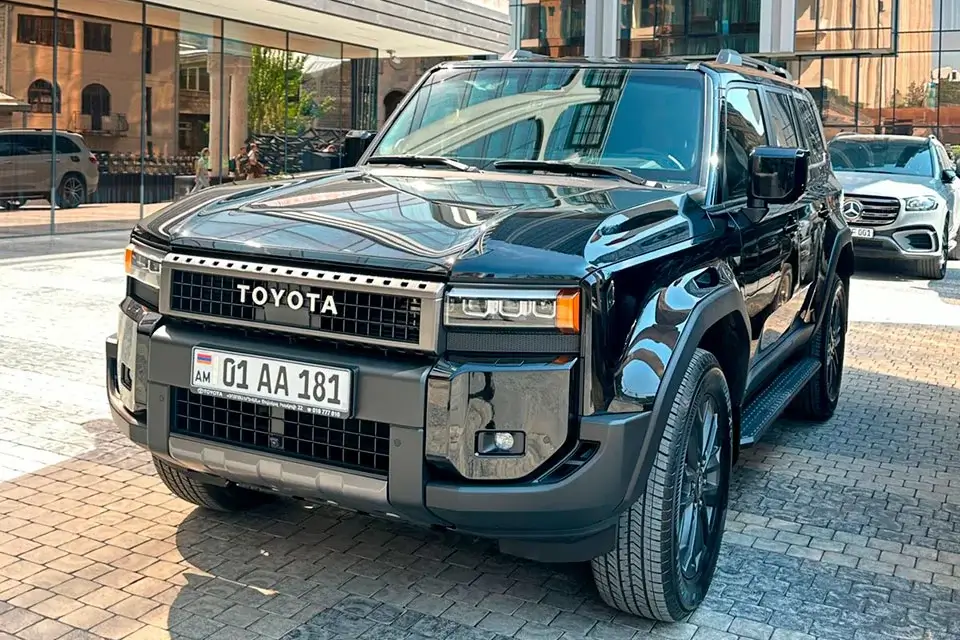 Toyota Land Cruiser rental with driver in Yerevan