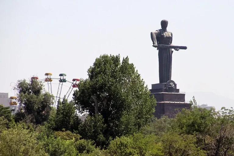 Victory Park and Mother Armenia monument in Yerevan